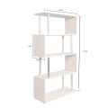 Contemporary and contracted four bookshelves